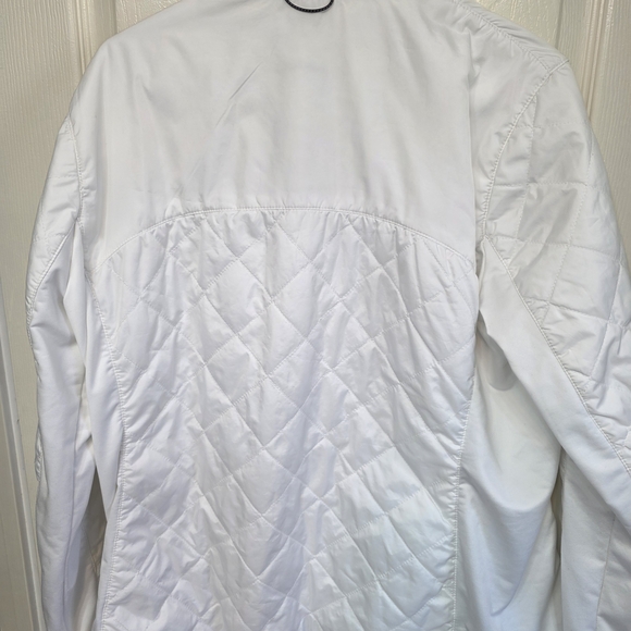 Women's White Quilted Jacket By Cutter And Buck - Picture 4 of 4